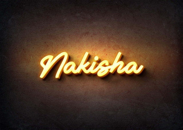 Free photo of Glow Name Profile Picture for Nakisha