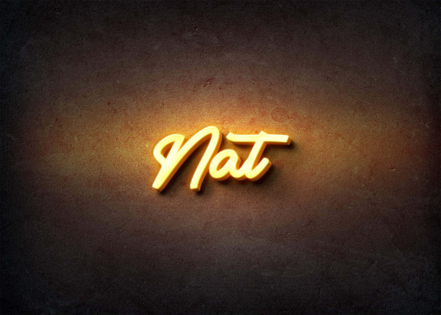 Free photo of Glow Name Profile Picture for Nat