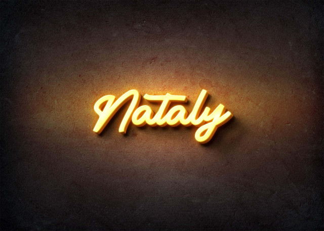 Free photo of Glow Name Profile Picture for Nataly