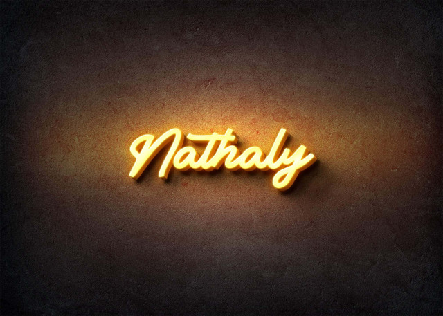 Free photo of Glow Name Profile Picture for Nathaly