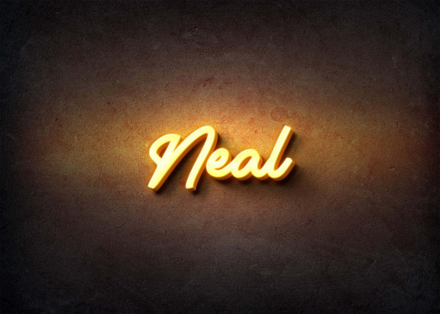 Free photo of Glow Name Profile Picture for Neal