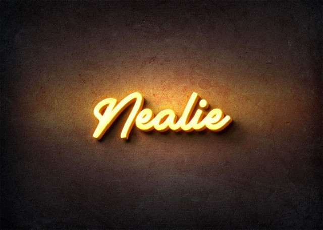 Free photo of Glow Name Profile Picture for Nealie