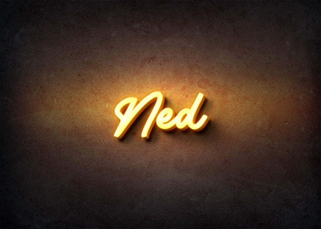 Free photo of Glow Name Profile Picture for Ned