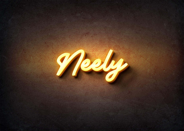 Free photo of Glow Name Profile Picture for Neely