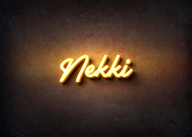 Free photo of Glow Name Profile Picture for Nekki