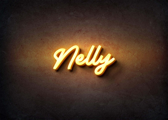 Free photo of Glow Name Profile Picture for Nelly