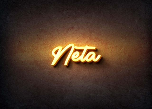 Free photo of Glow Name Profile Picture for Neta