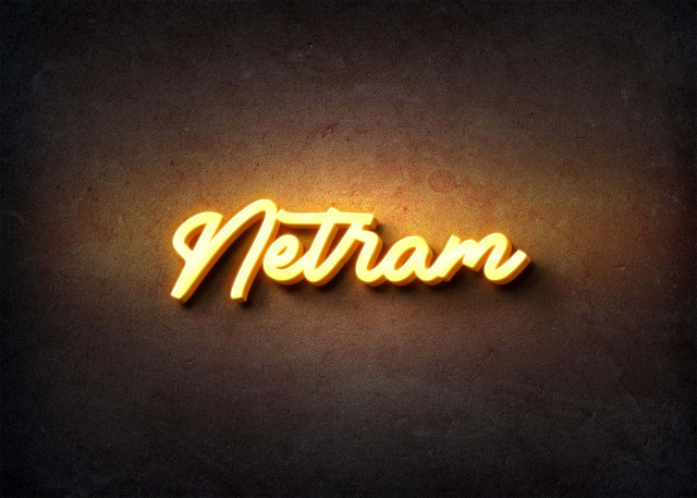 Free photo of Glow Name Profile Picture for Netram
