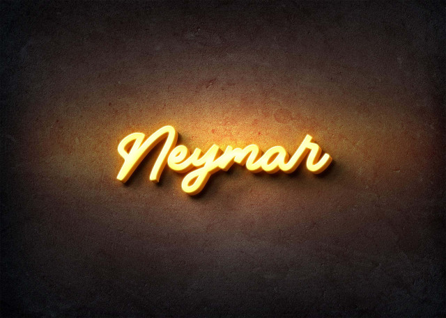 Free photo of Glow Name Profile Picture for Neymar