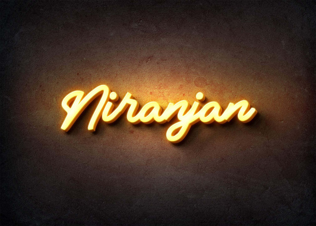 Free photo of Glow Name Profile Picture for Niranjan