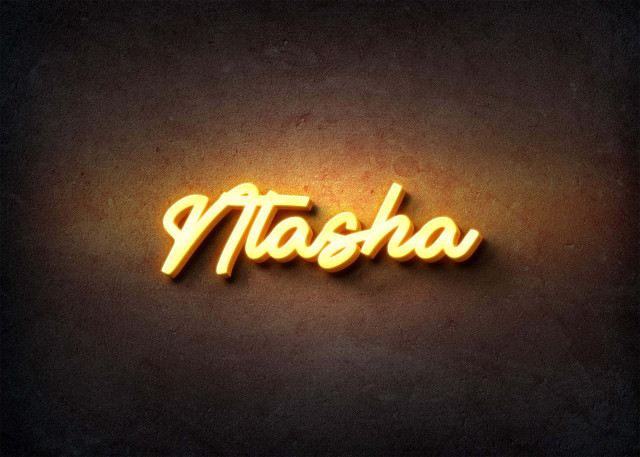 Free photo of Glow Name Profile Picture for Ntasha