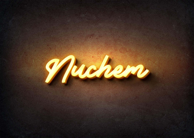 Free photo of Glow Name Profile Picture for Nuchem