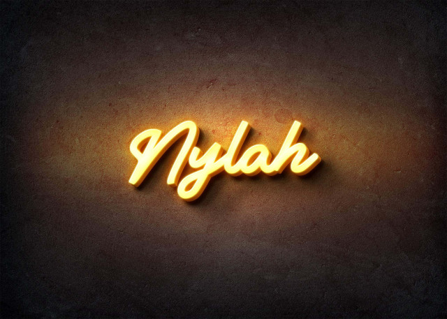 Free photo of Glow Name Profile Picture for Nylah