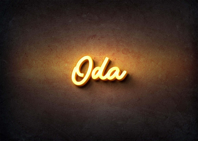 Free photo of Glow Name Profile Picture for Oda