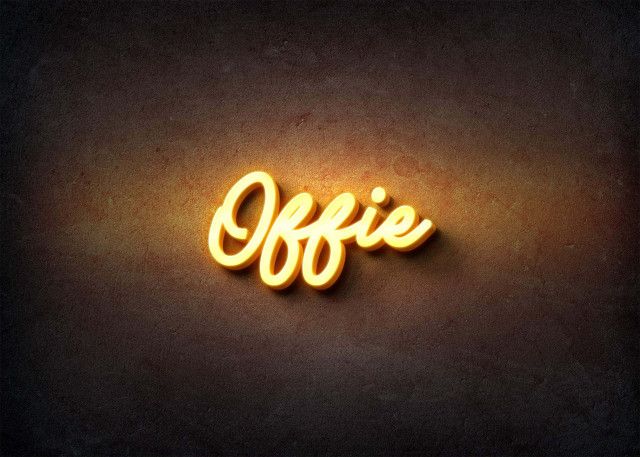Free photo of Glow Name Profile Picture for Offie