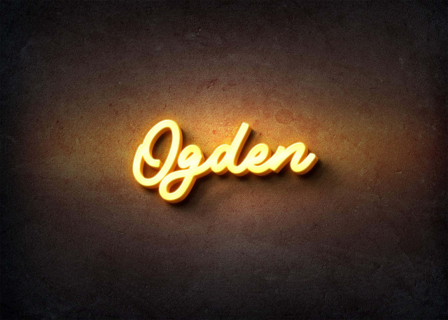 Free photo of Glow Name Profile Picture for Ogden