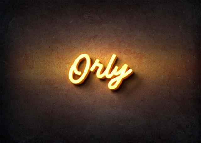 Free photo of Glow Name Profile Picture for Orly
