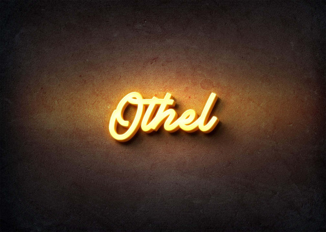 Free photo of Glow Name Profile Picture for Othel