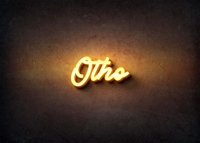 Free photo of Glow Name Profile Picture for Otho