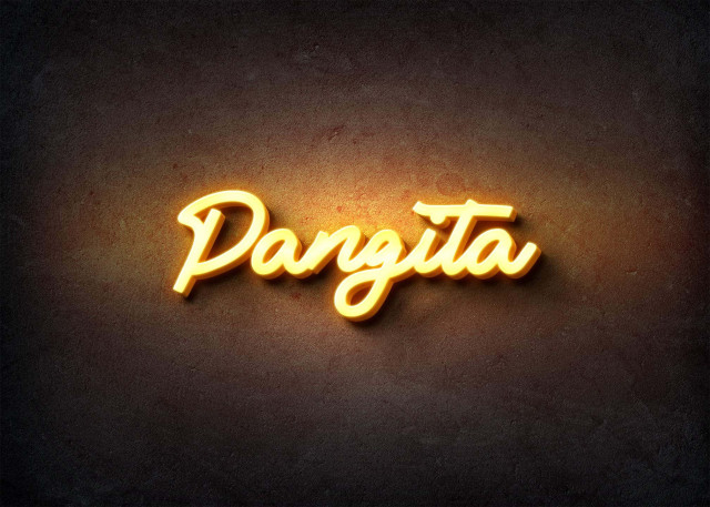 Free photo of Glow Name Profile Picture for Pangita