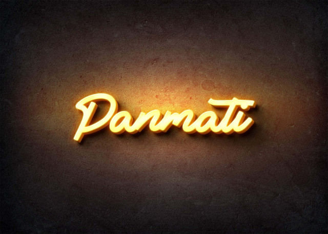 Free photo of Glow Name Profile Picture for Panmati