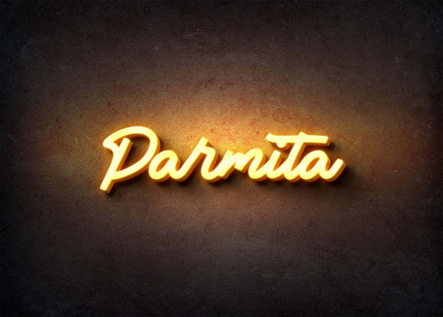 Free photo of Glow Name Profile Picture for Parmita