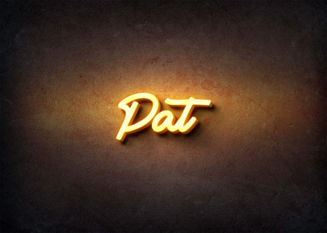 Free photo of Glow Name Profile Picture for Pat