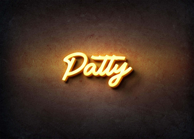 Free photo of Glow Name Profile Picture for Patty