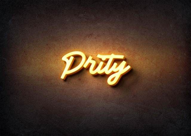 Free photo of Glow Name Profile Picture for Prity