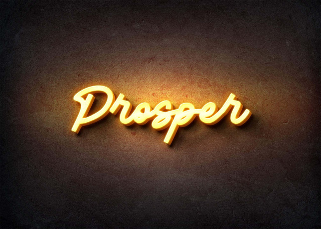 Free photo of Glow Name Profile Picture for Prosper