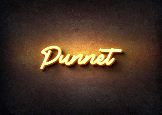 Free photo of Glow Name Profile Picture for Punnet