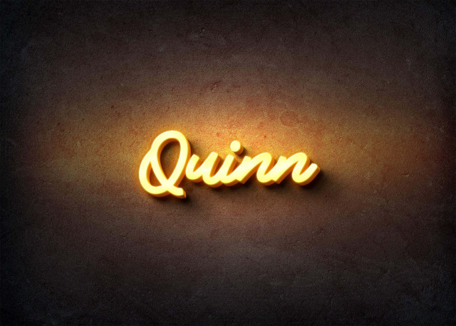 Free photo of Glow Name Profile Picture for Quinn