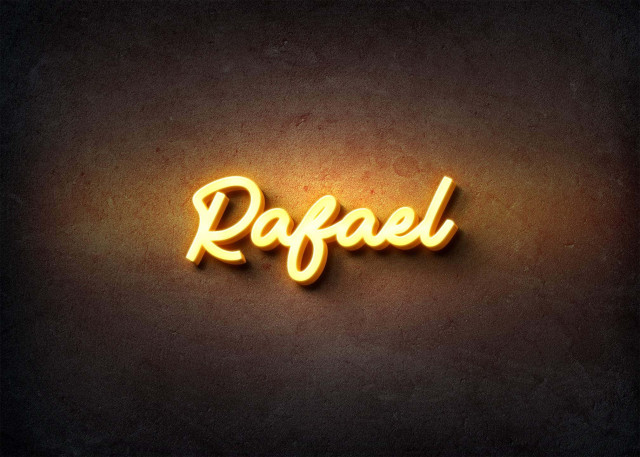 Free photo of Glow Name Profile Picture for Rafael