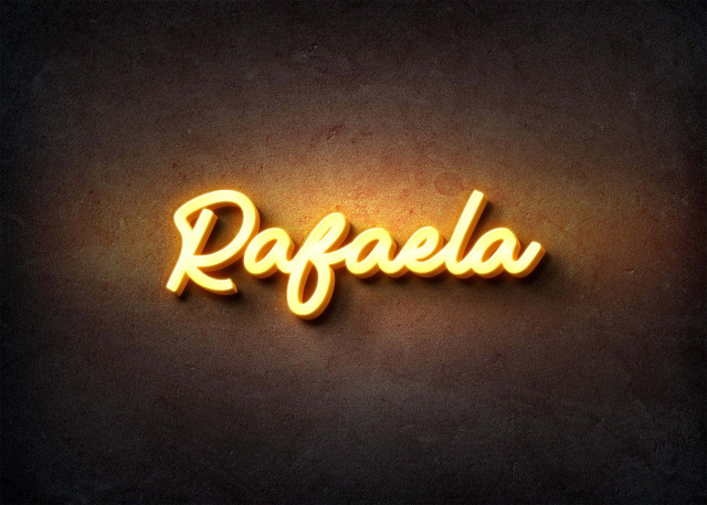 Free photo of Glow Name Profile Picture for Rafaela