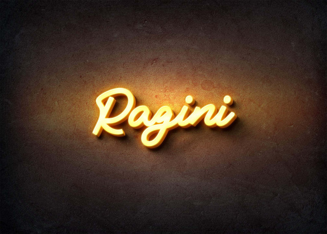 Free photo of Glow Name Profile Picture for Ragini