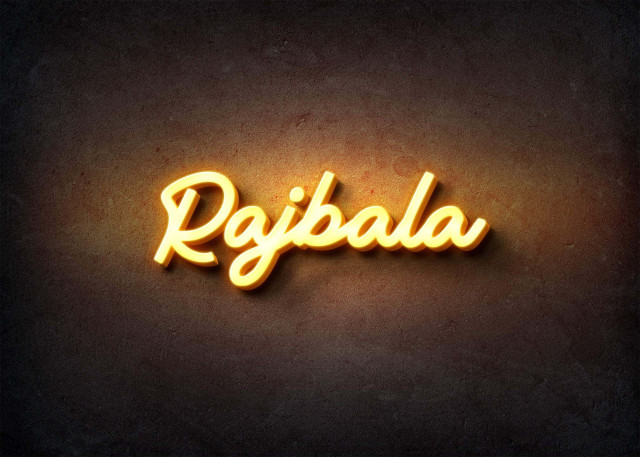 Free photo of Glow Name Profile Picture for Rajbala