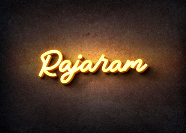 Free photo of Glow Name Profile Picture for Rajaram
