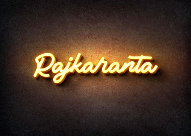 Free photo of Glow Name Profile Picture for Rajkaranta