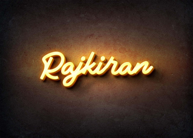 Free photo of Glow Name Profile Picture for Rajkiran