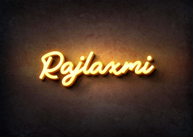 Free photo of Glow Name Profile Picture for Rajlaxmi