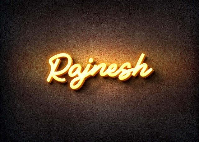 Free photo of Glow Name Profile Picture for Rajnesh