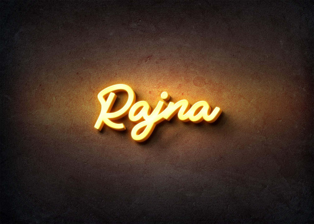 Free photo of Glow Name Profile Picture for Rajna