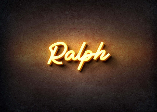 Free photo of Glow Name Profile Picture for Ralph