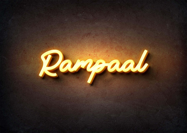 Free photo of Glow Name Profile Picture for Rampaal