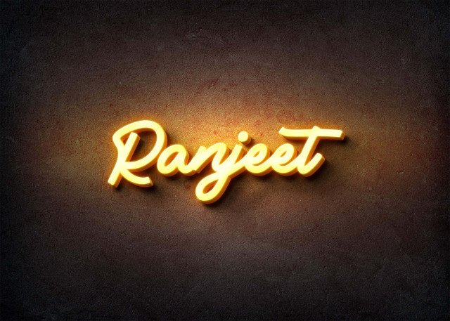 Free photo of Glow Name Profile Picture for Ranjeet