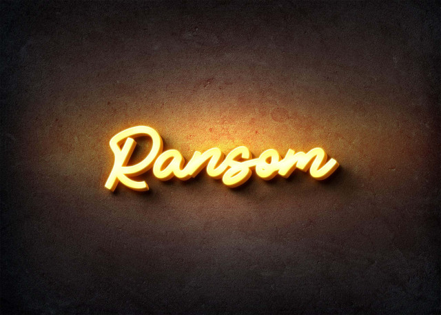 Free photo of Glow Name Profile Picture for Ransom