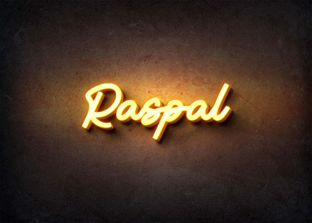 Free photo of Glow Name Profile Picture for Raspal