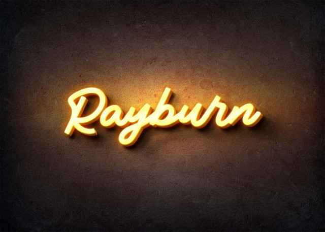 Free photo of Glow Name Profile Picture for Rayburn