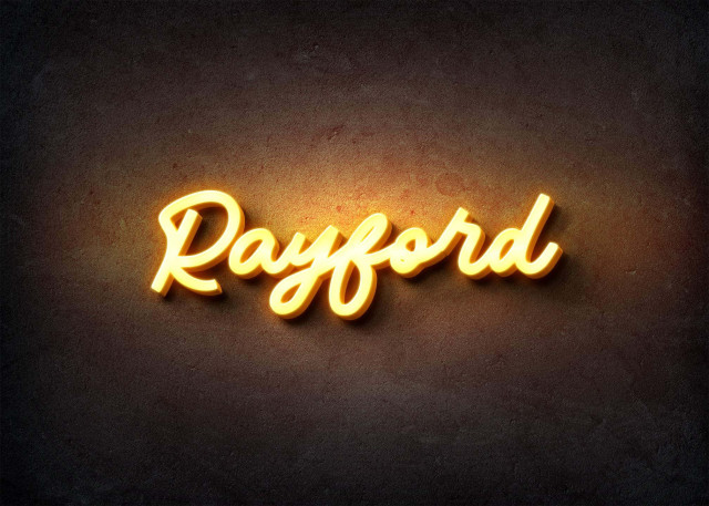 Free photo of Glow Name Profile Picture for Rayford