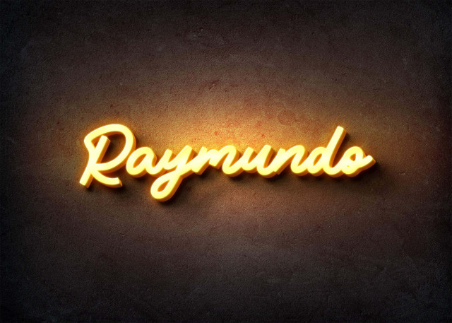 Free photo of Glow Name Profile Picture for Raymundo